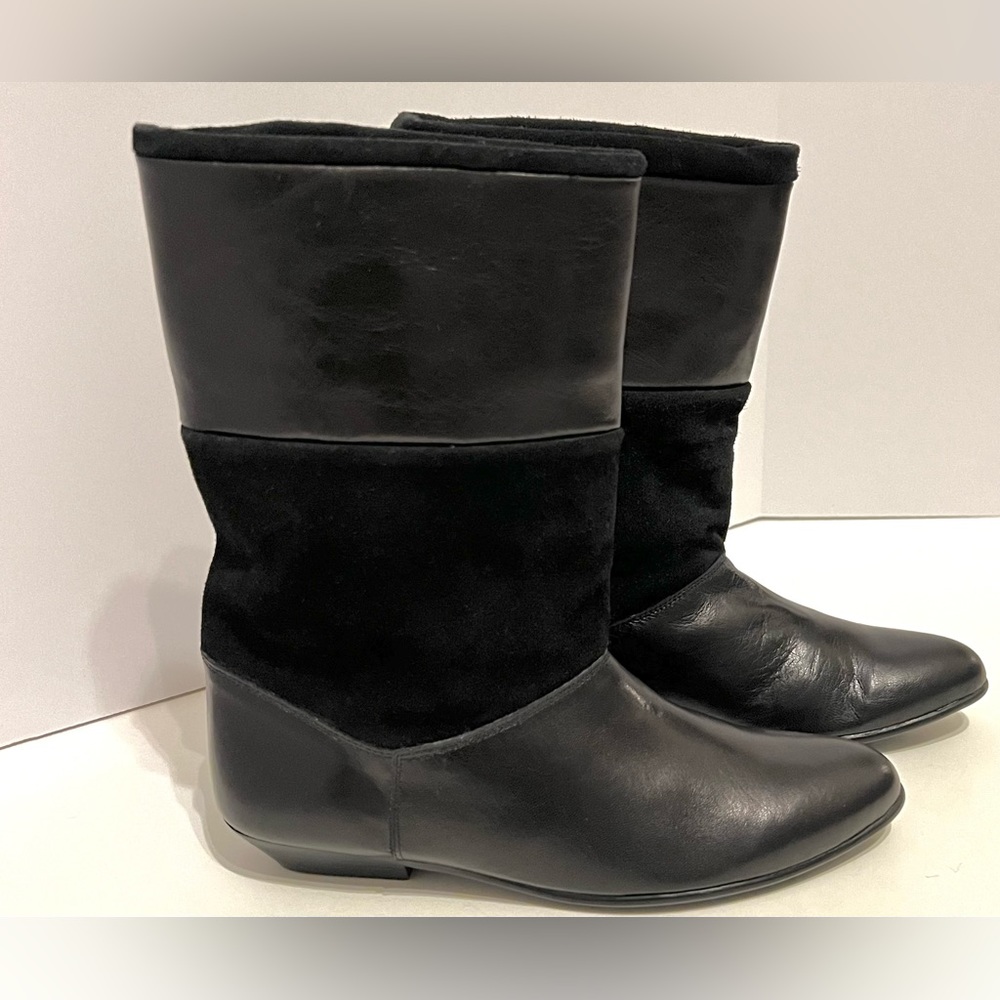 ✨ VINTAGE Deadstock Made in Spain Calf Leather & Suede Boots 7 ✨